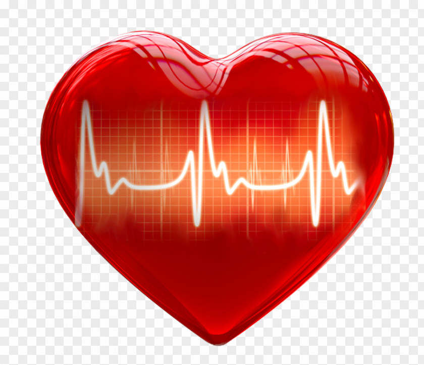 Red Hearts Heart Beat 3D Computer Graphics Clip Art PNG