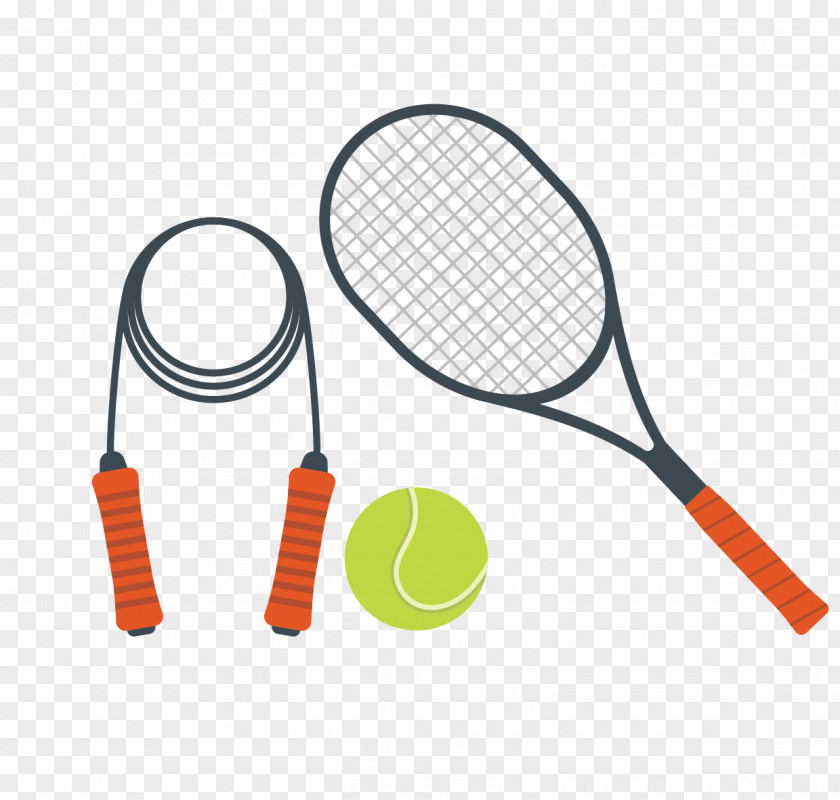 Vector Skipping And Tennis Racket Wilson ProStaff Original 6.0 Badmintonracket PNG