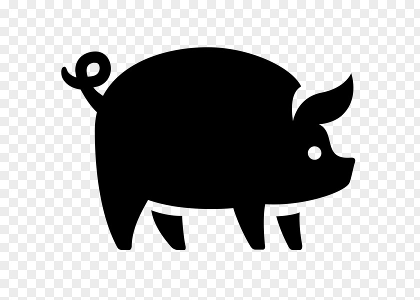 Boar Silhouette Pig Cartoon PNG