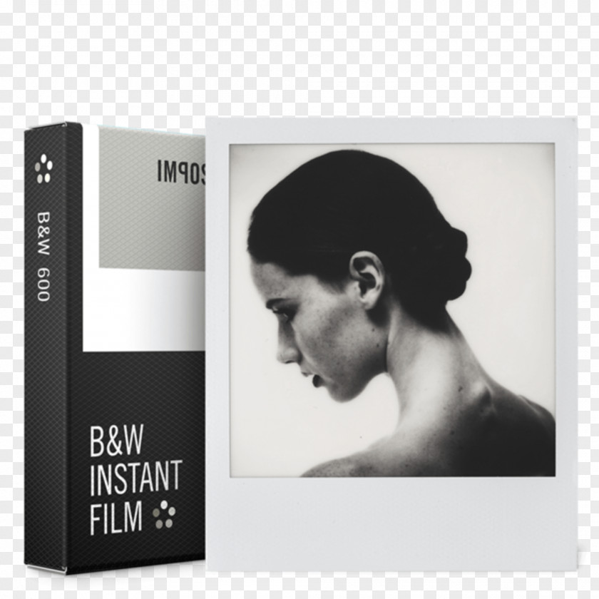 Camera Photographic Film Polaroid SX-70 Black And White Instant PNG