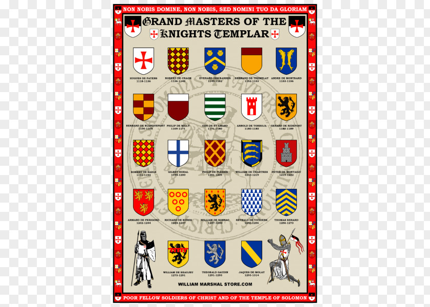 Knight Templar Crusades Knights Military Order Grand Master PNG