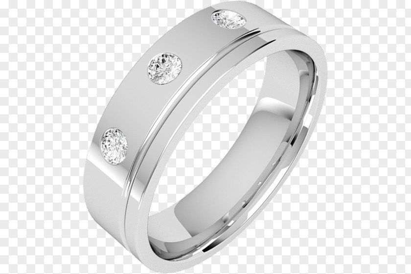 Mens Flat Material Wedding Ring Engagement Diamond Cut Jewellery PNG