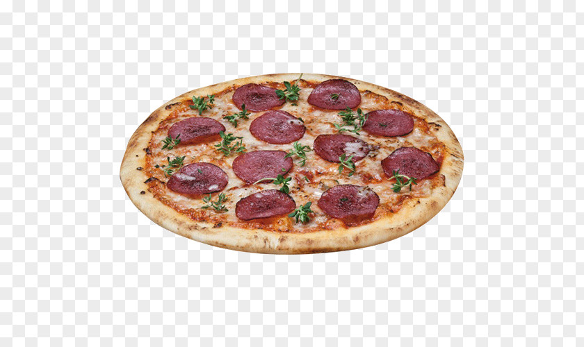 Salami Pizza California-style Sicilian Flammekueche Pepperoni PNG