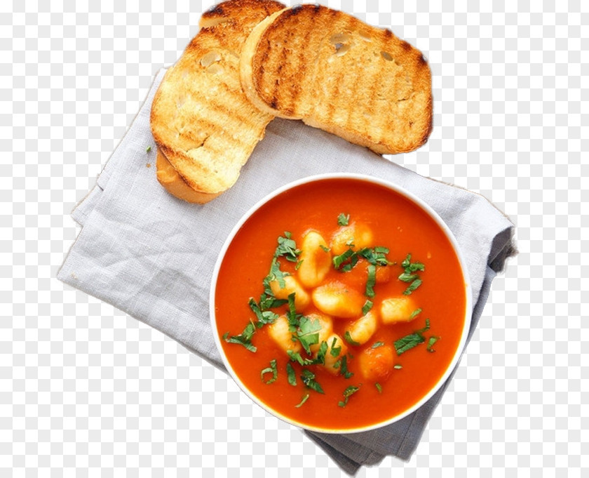 Baked Bread Pieces Tomato Soup Gnocchi Cioppino Solyanka French Onion PNG