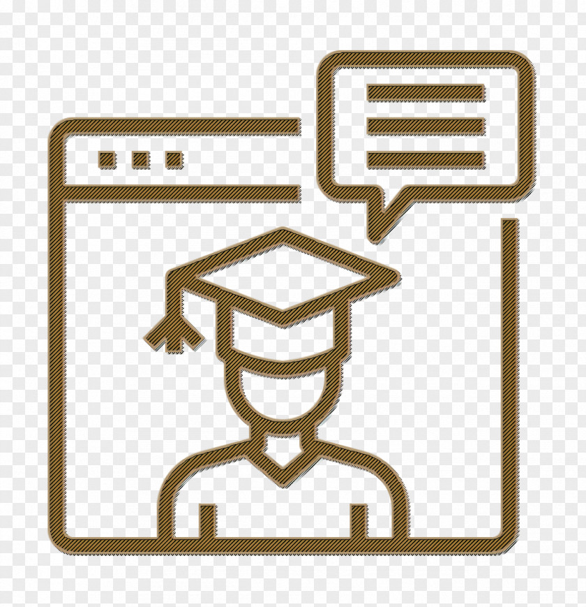 Online Class Icon Education Video PNG