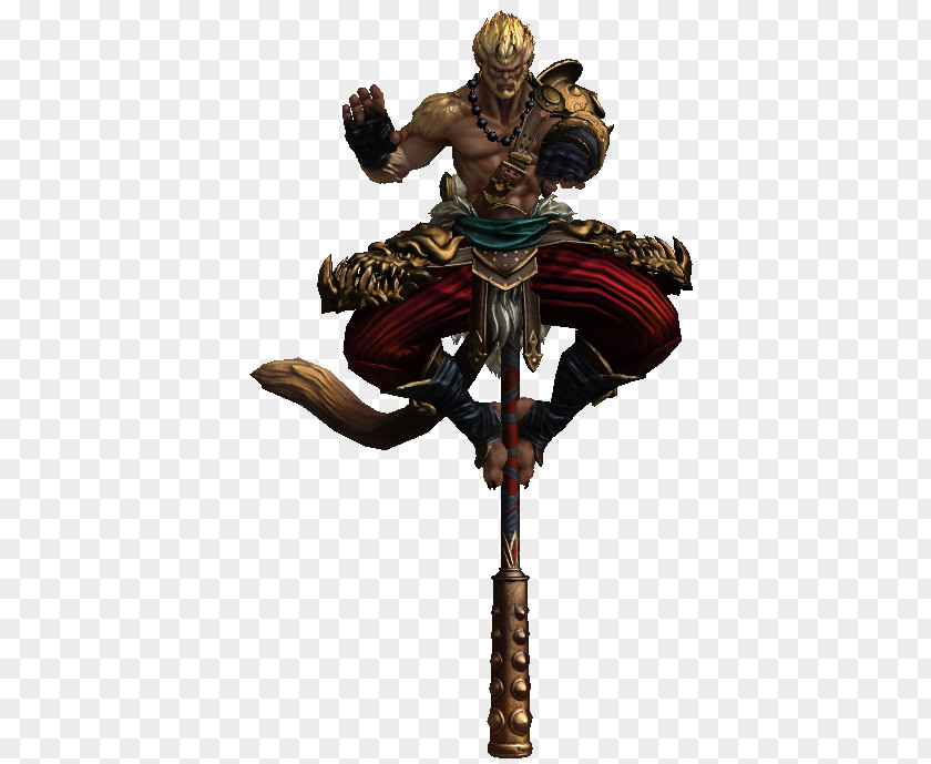 Smite Sun Wukong Rendering PNG