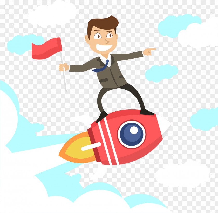 Take The Rocket's Business Villain Social Media Influencer Marketing Content PNG