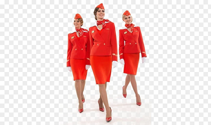 AirHostess Air Travel Flight Attendant Uniform Airline PNG