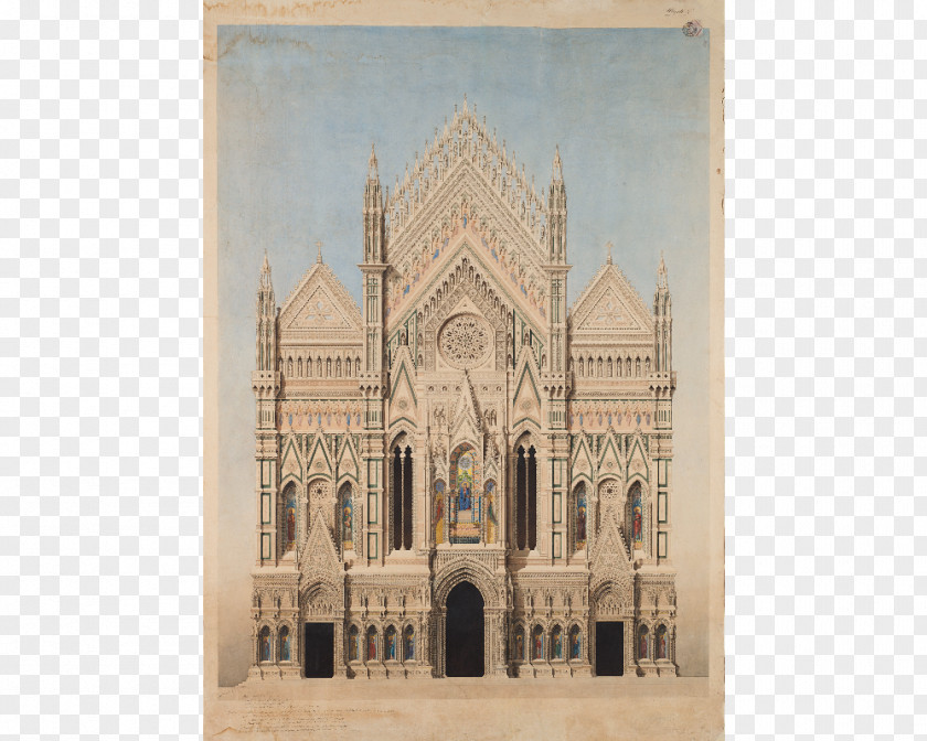 Cathedral Florence Museo Dell'Opera Del Duomo Facade Drawing PNG