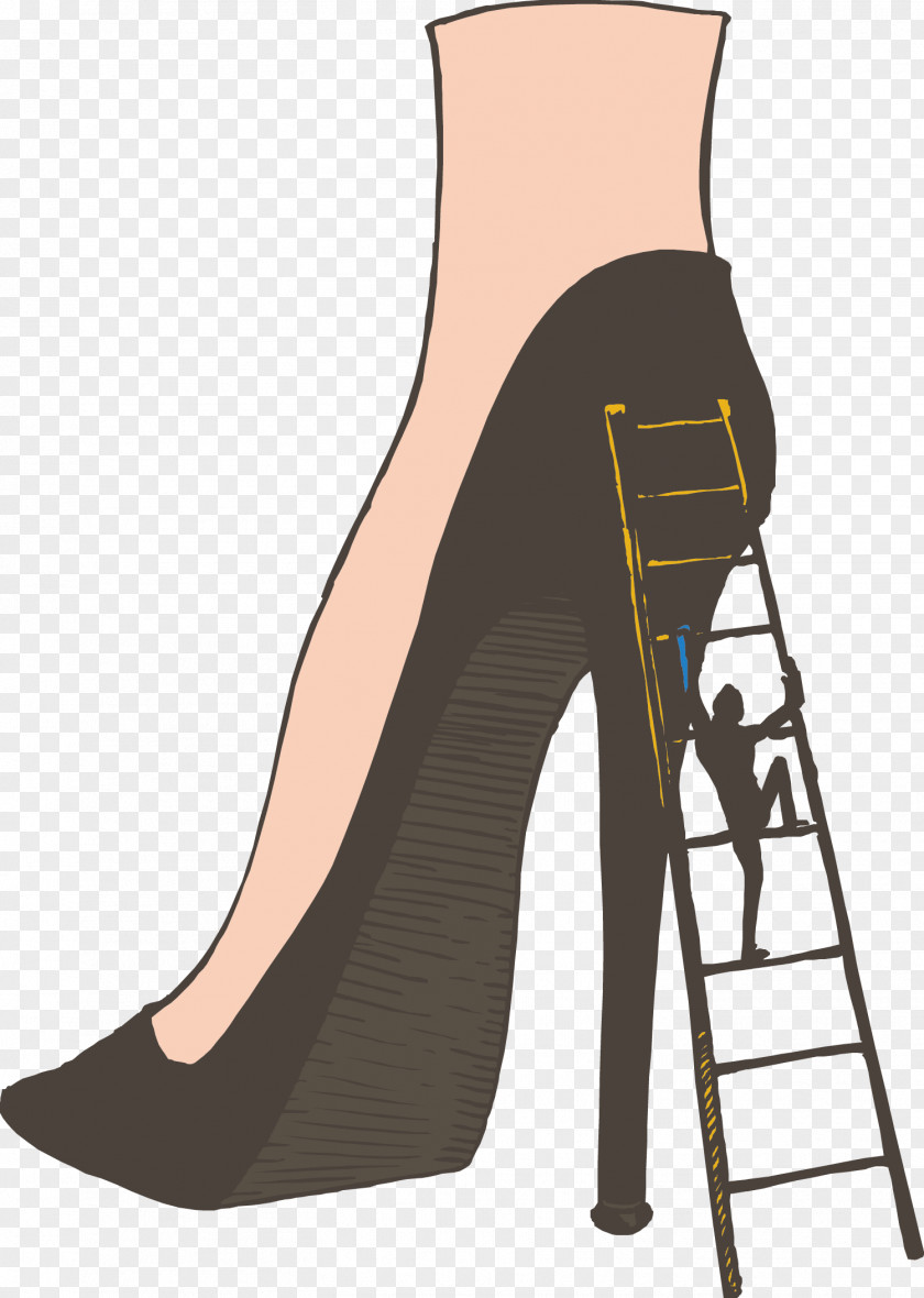 Creative Cartoon Heels High-heeled Footwear Cordwainer Clip Art PNG