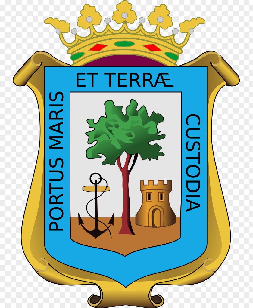 Escudo De Huelva Aguas Isla Cristina Ria PNG