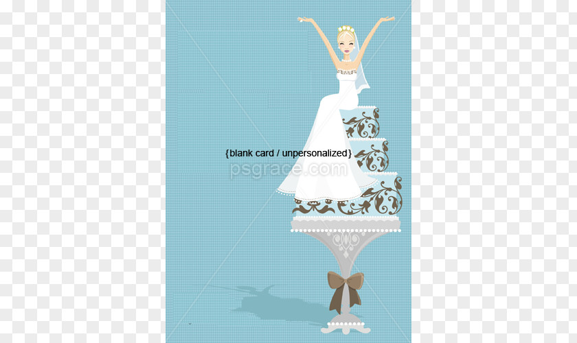 Bride Wedding Invitation Bridal Shower Dress PNG