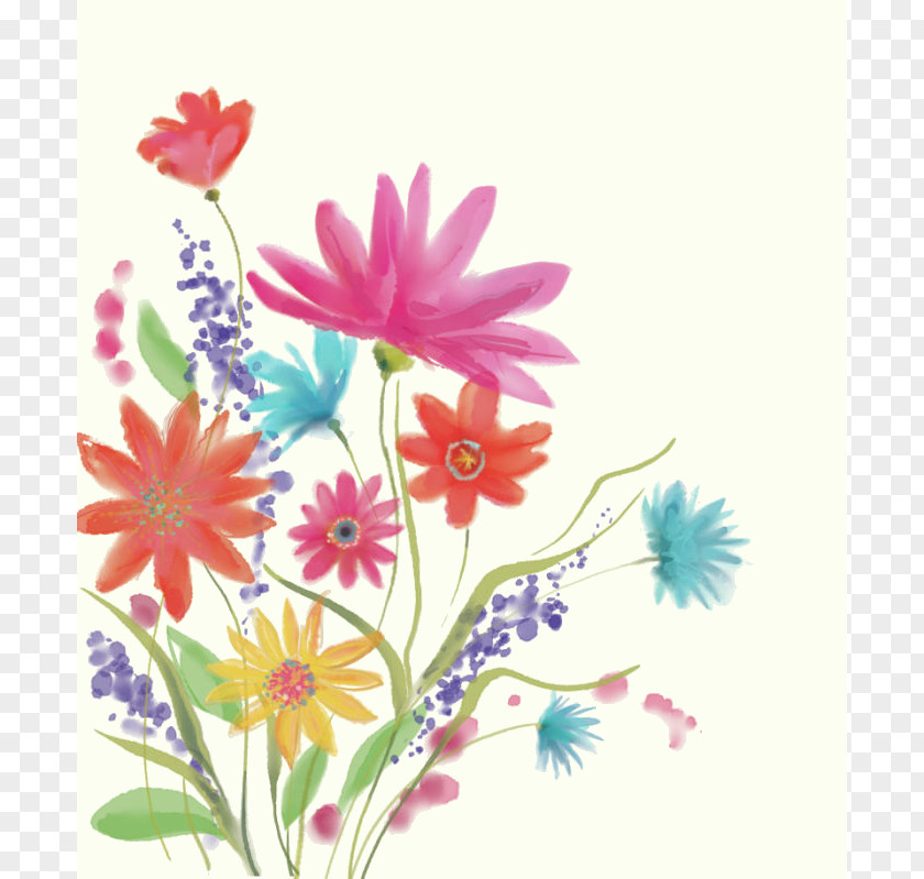 Design Floral Watercolour Flowers Watercolor Painting Watercolor: PNG