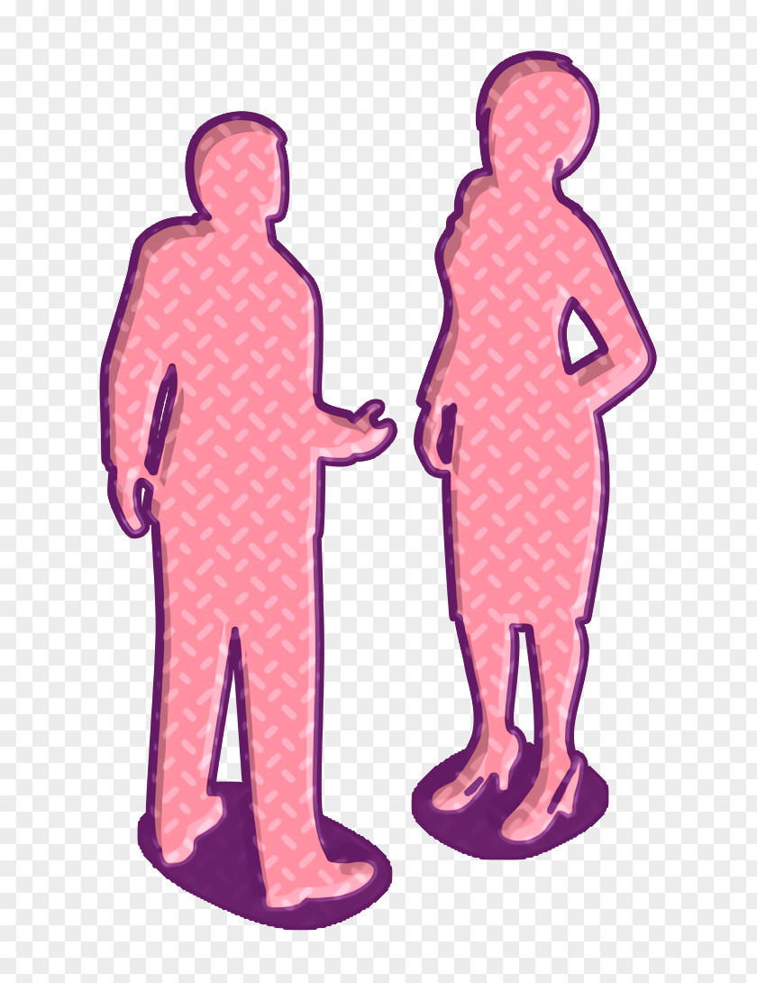 Gesture Standing Business Icon Businessman Businesswoman PNG