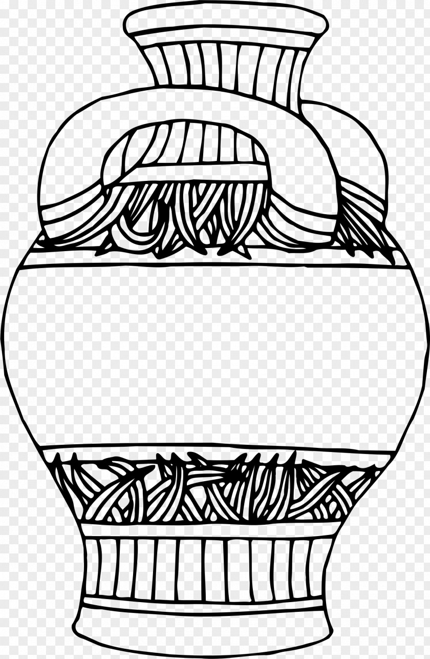 Vase Line Art Drawing Clip PNG