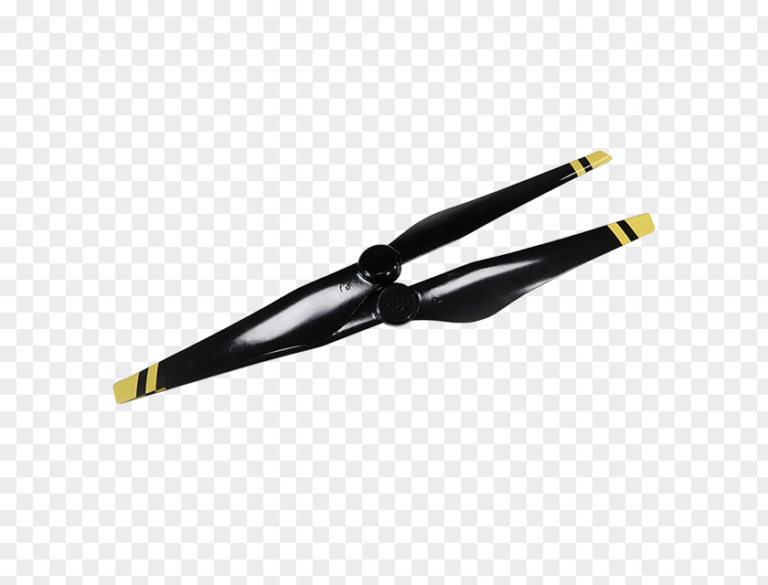 Black And Yellow Stripes Folding Propeller Multirotor DJI Inspire 1 Pro PNG