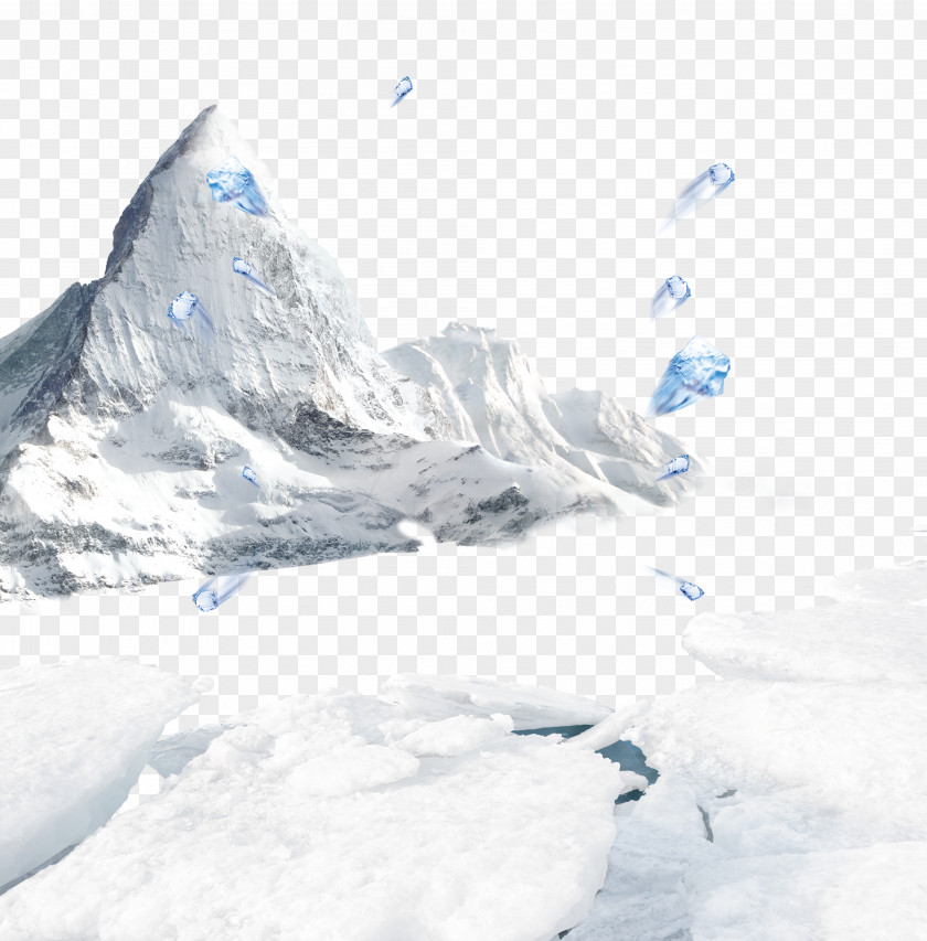 Iceberg Adobe Illustrator Fundal PNG