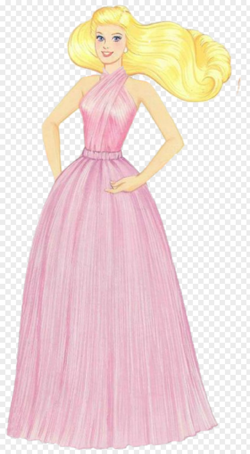 Ken Barbie Costume Design Dress Gown Lilac PNG