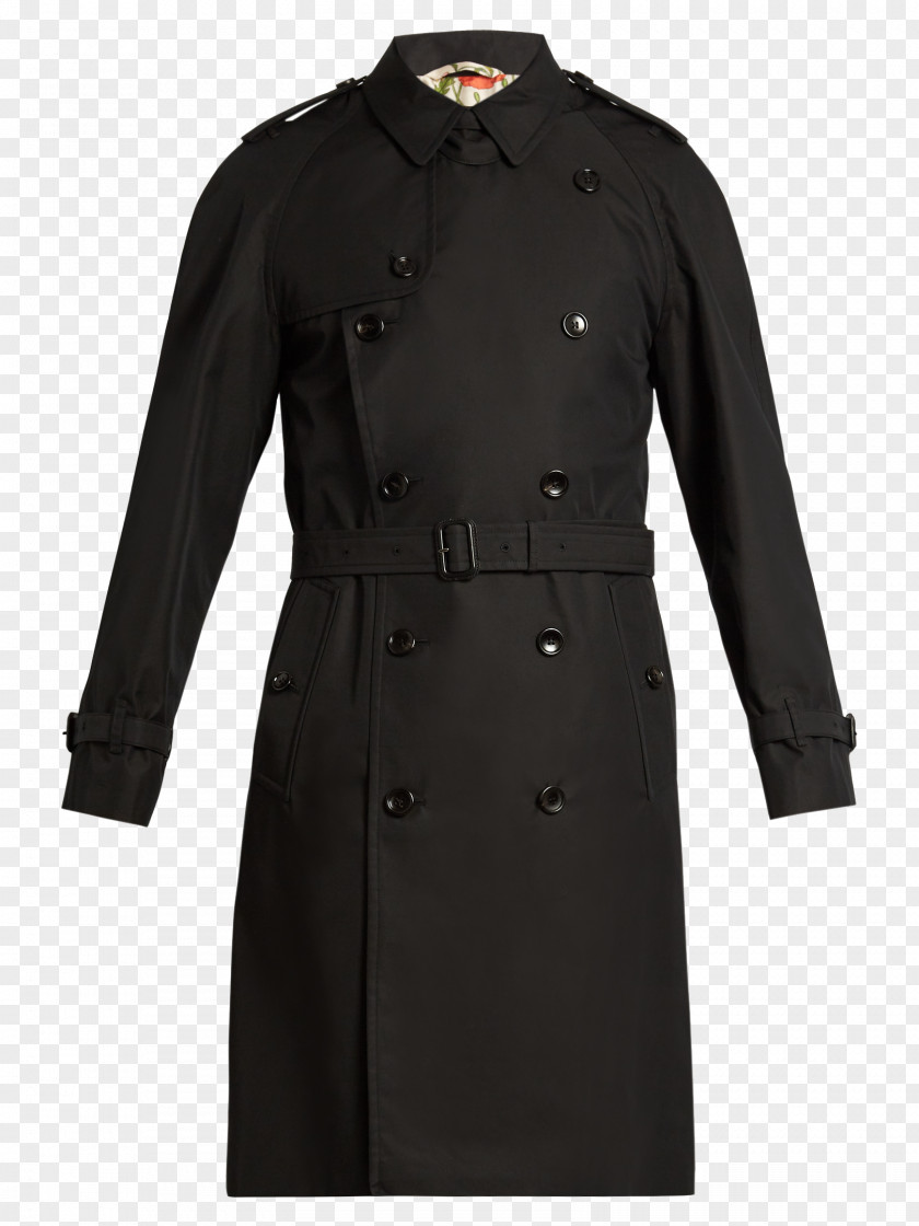Burberry Trench Coat Double-breasted Overcoat Wool PNG