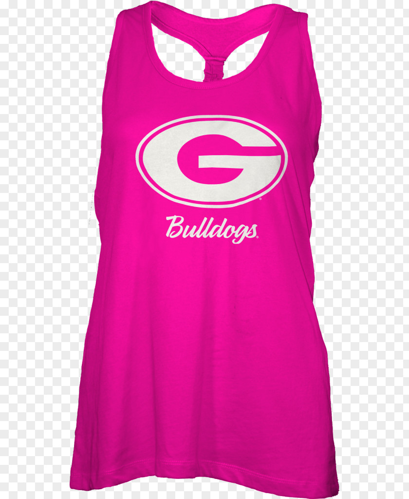 GEORGIA BULLDOG Bowling Balls Sleeveless Shirt T-shirt PNG