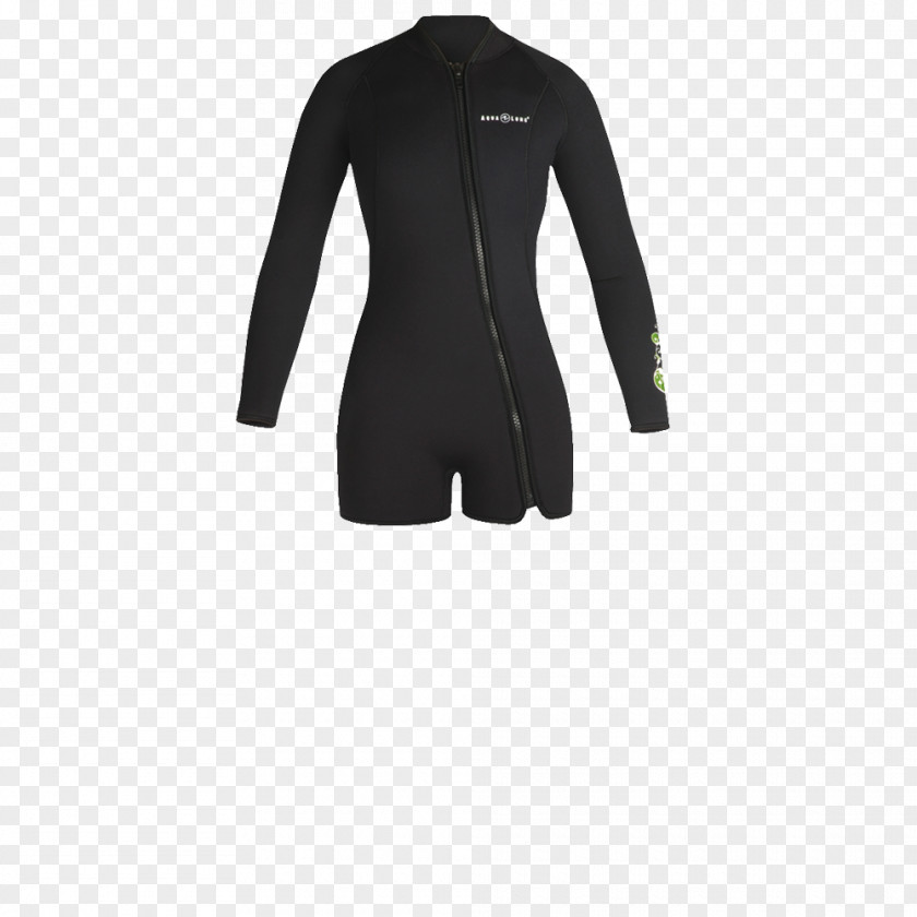 Woman Farmer Wetsuit Sportswear Product Sleeve Black M PNG