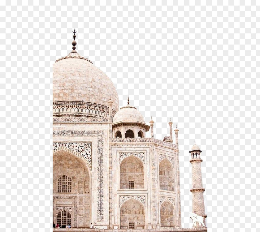 A View Of The Taj Mahal Jaipur Golden Triangle New7Wonders World Travel PNG
