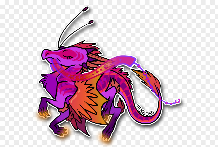 Bert Vector Illustration Insect Dragon Clip Art Pink M PNG