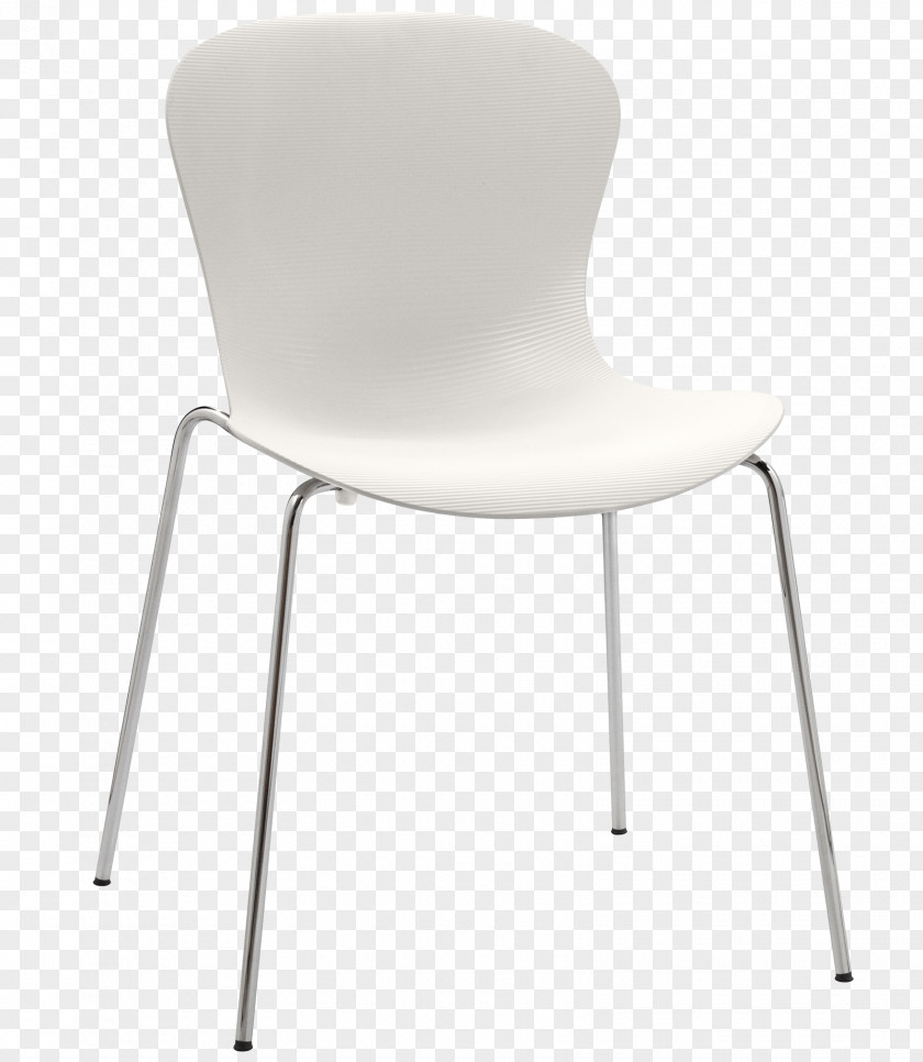 Chair White Plastic Furniture Eetkamerstoel PNG
