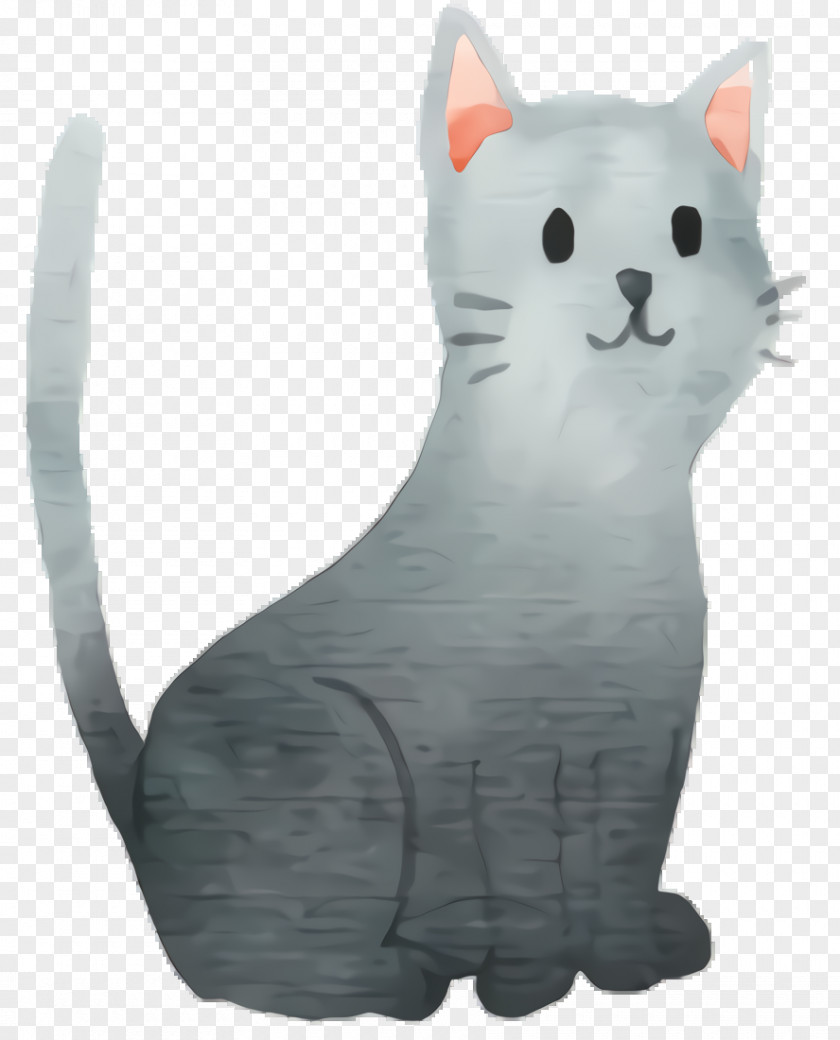 Chartreux Tail Cats Cartoon PNG