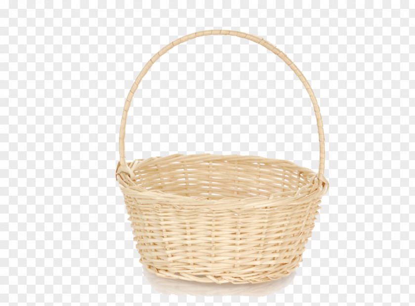 Empty Easter Basket Transparent Picture Wicker Material PNG