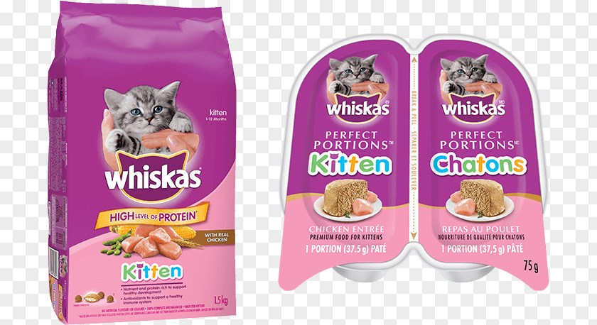 Kitten Cat Food Dog Whiskas PNG