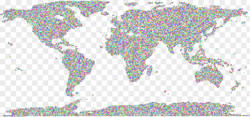 Triangle Mosaic Shapefile QGIS Map Country Natural Earth PNG