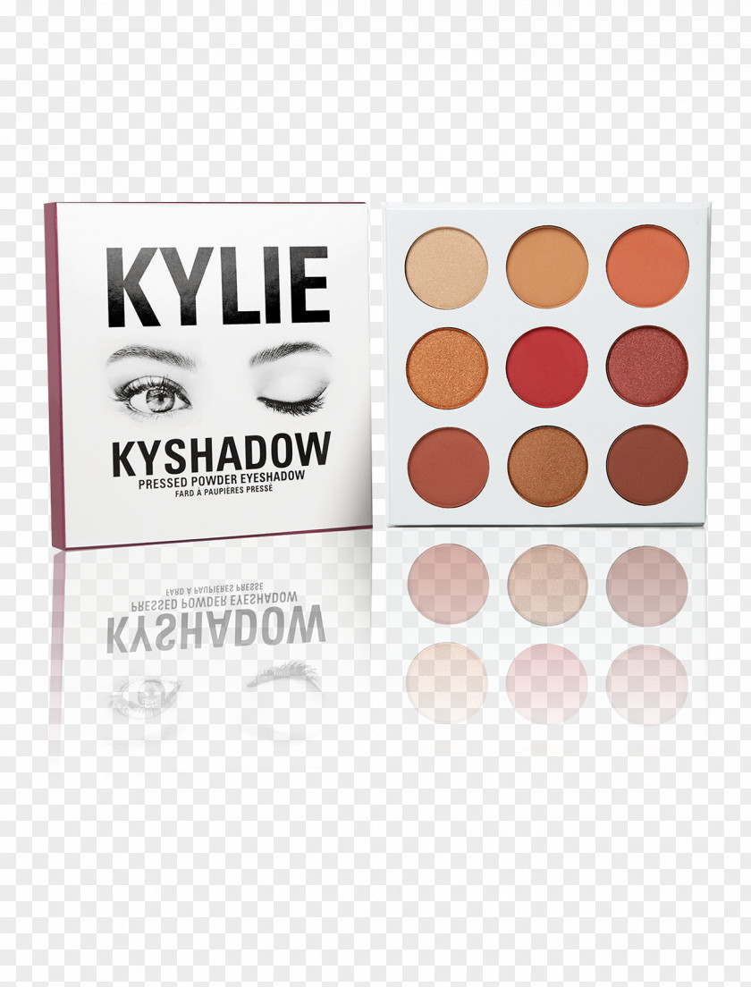 Colorful Makeup Eye Shadow Kylie Cosmetics Palette Face Powder PNG