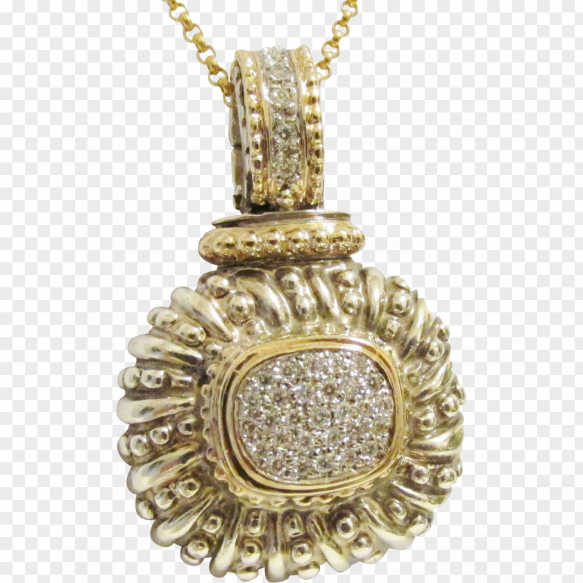 Necklace Locket Bling-bling Silver Diamond PNG