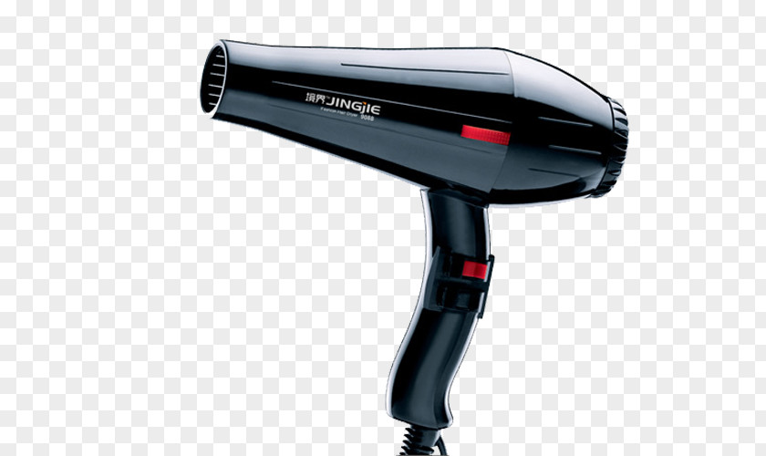 Realm Black Hair Dryer Hairdresser Beauty Parlour PNG