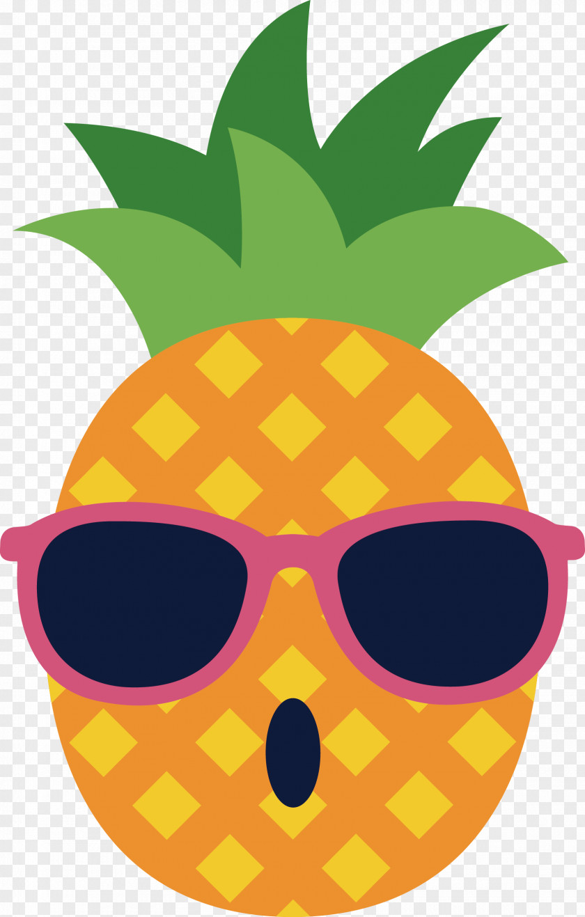 Vector Glasses Of Pineapple Spectacles PNG