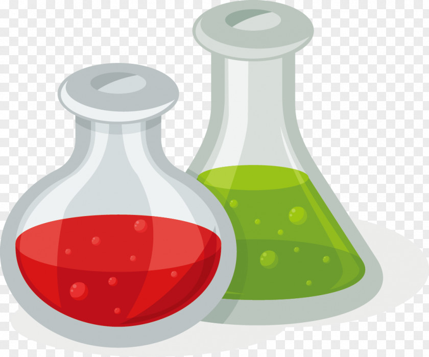 Chemistry Flask Vector Illustration Tools Laboratory Clip Art PNG