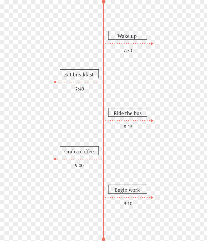 Infographic Timeline Line Point Angle PNG