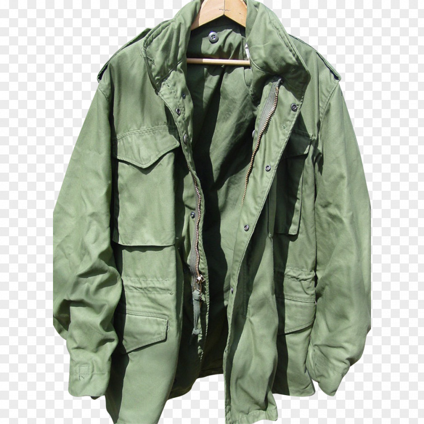 Jacket M-1965 Field Coat Money Belt PNG