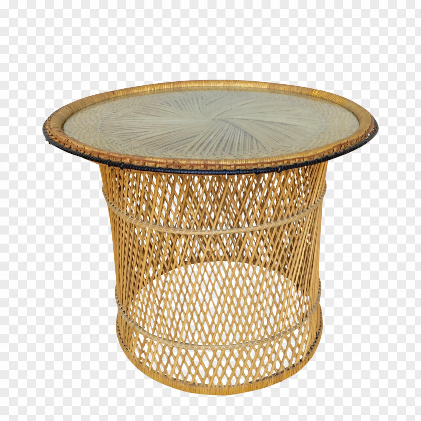 Round Stools Coffee Tables Bedside Rattan Wicker PNG