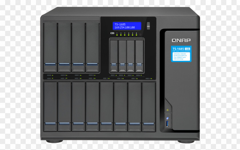Ts QNAP High-capacity 16-bay Xeon D Super NAS With Exceptional Performance TS-1685-D Systems, Inc. Network Storage Systems TS-1635 PNG