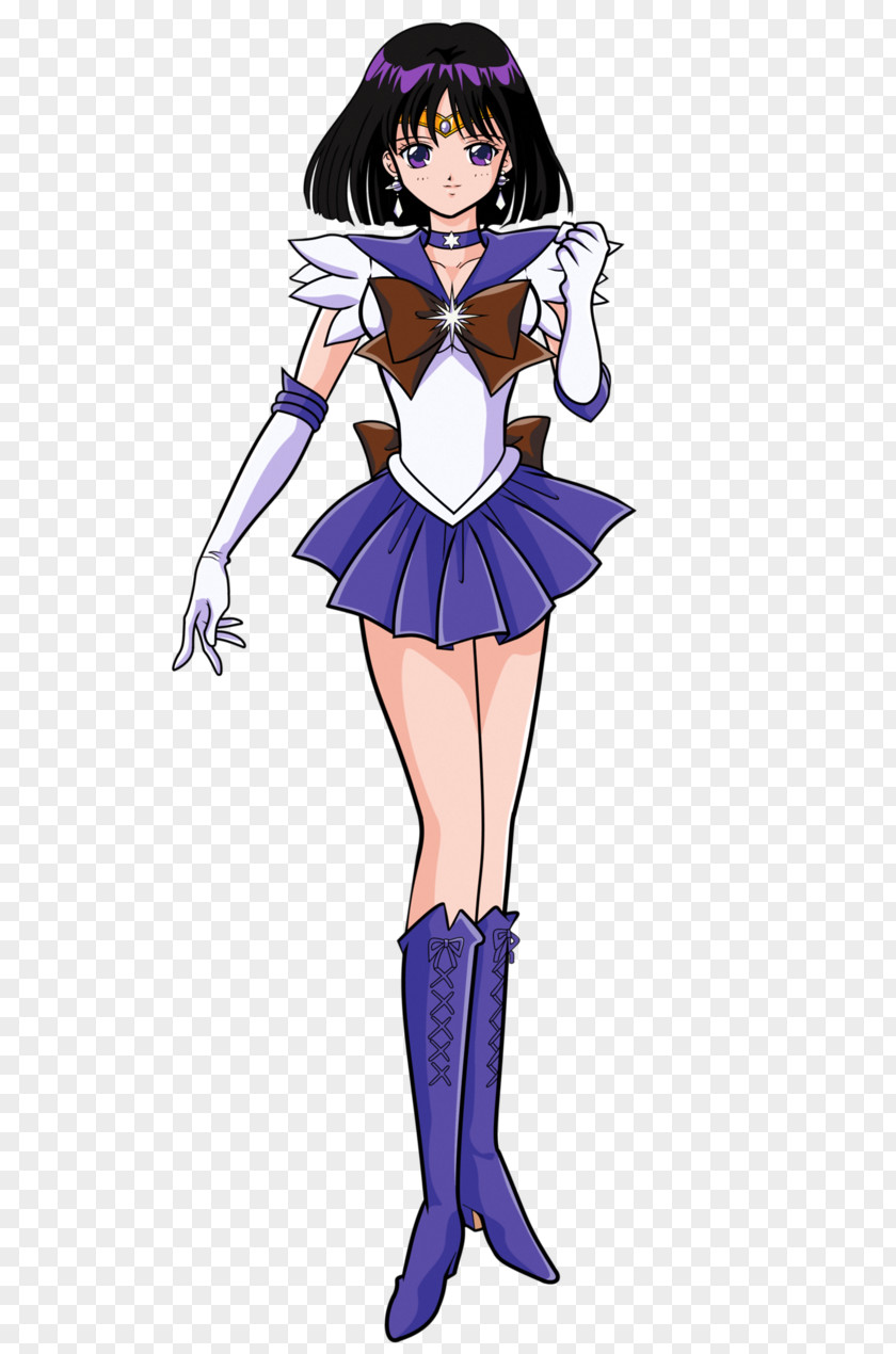 Sailor Mercury Pluto Moon Chibiusa Saturn PNG