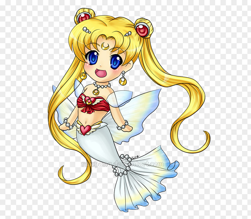 Sailor Moon Chibiusa Saturn Senshi Mermaid PNG