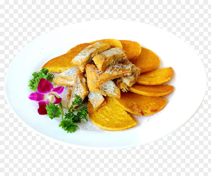 Salted Flavor Sausage Potato Wedges Fish PNG