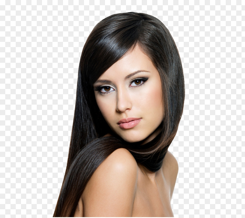 Women Hair Brown Hairstyle Long Woman PNG