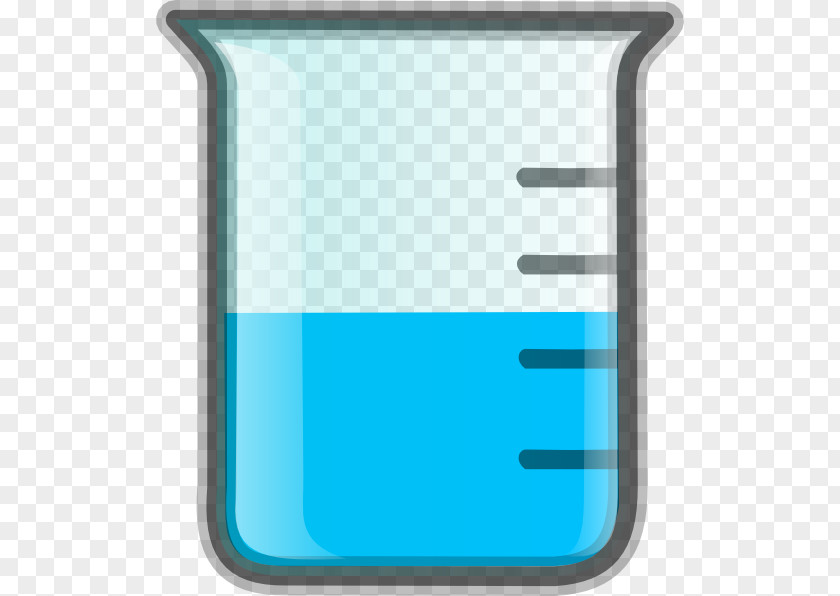 GRADATION Beaker Laboratory Flasks Clip Art PNG