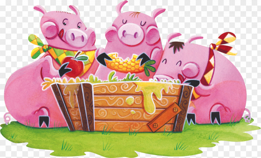 Pig Pink M Cartoon Food PNG