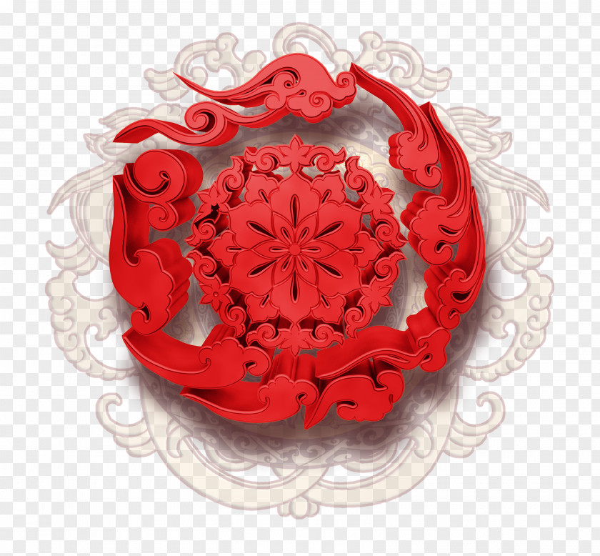 Red Clouds Chinese New Year Zodiac PNG
