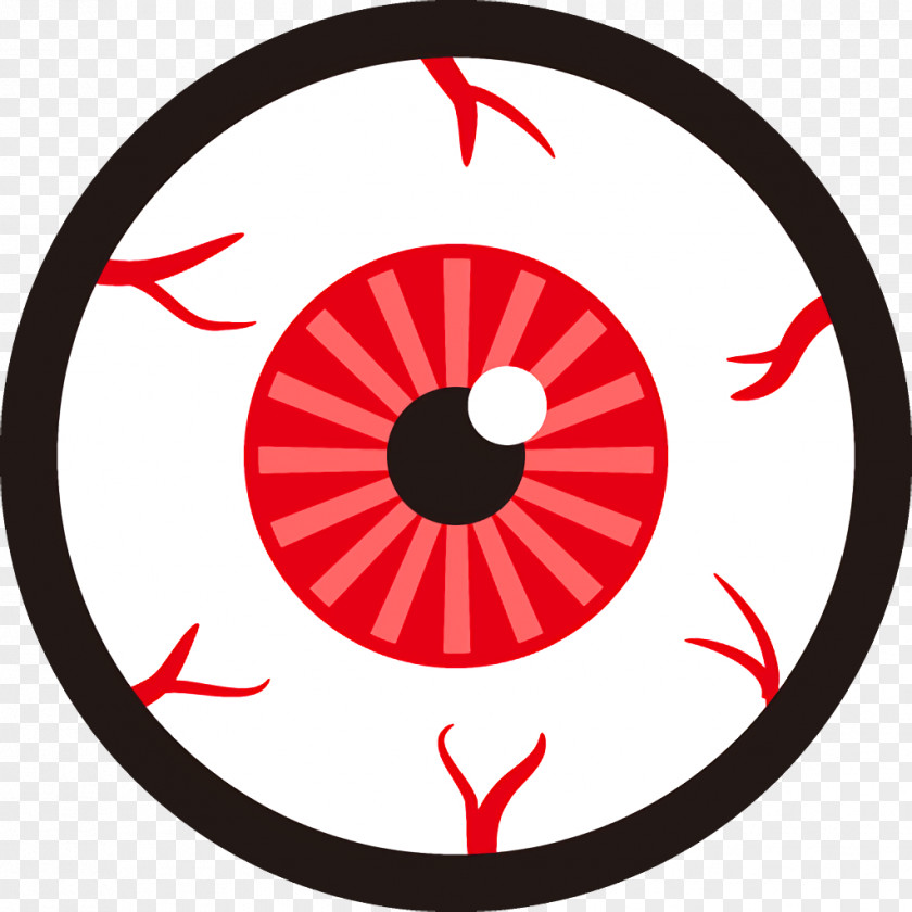 Wall Clock Logo Eyeballs Halloween PNG