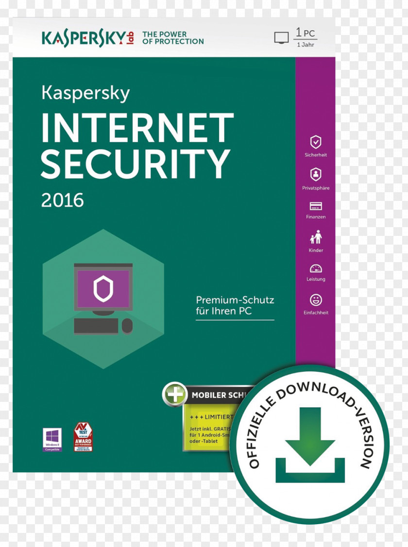 Antivirus Software Kaspersky Lab Anti-Virus Internet Security Password Manager PNG